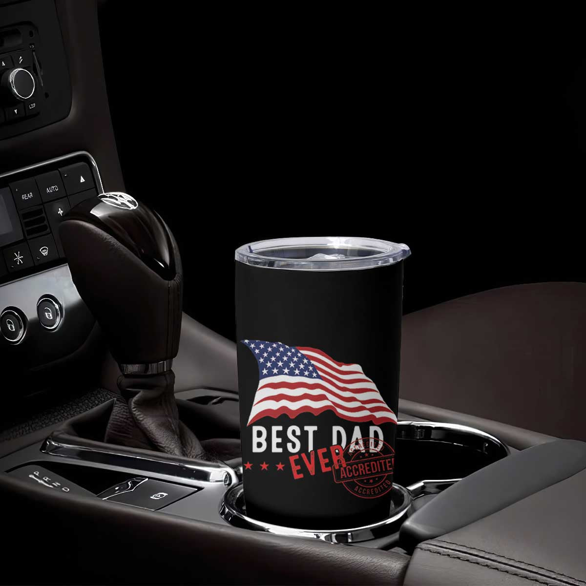 Dad Tumbler Cup Best Dad Ever Gifts For Fathers Day American Flag TB10 Print Your Wear