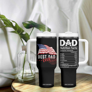 Dad Tumbler With Handle Best Dad Ever Gifts For Fathers Day American Flag TB10 Print Your Wear