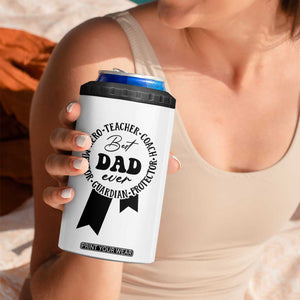 Best Dad 4 in 1 Can Cooler Tumbler Gifts for Dad from Daughter Son Kids Present for Fathers Day TB10 Print Your Wear