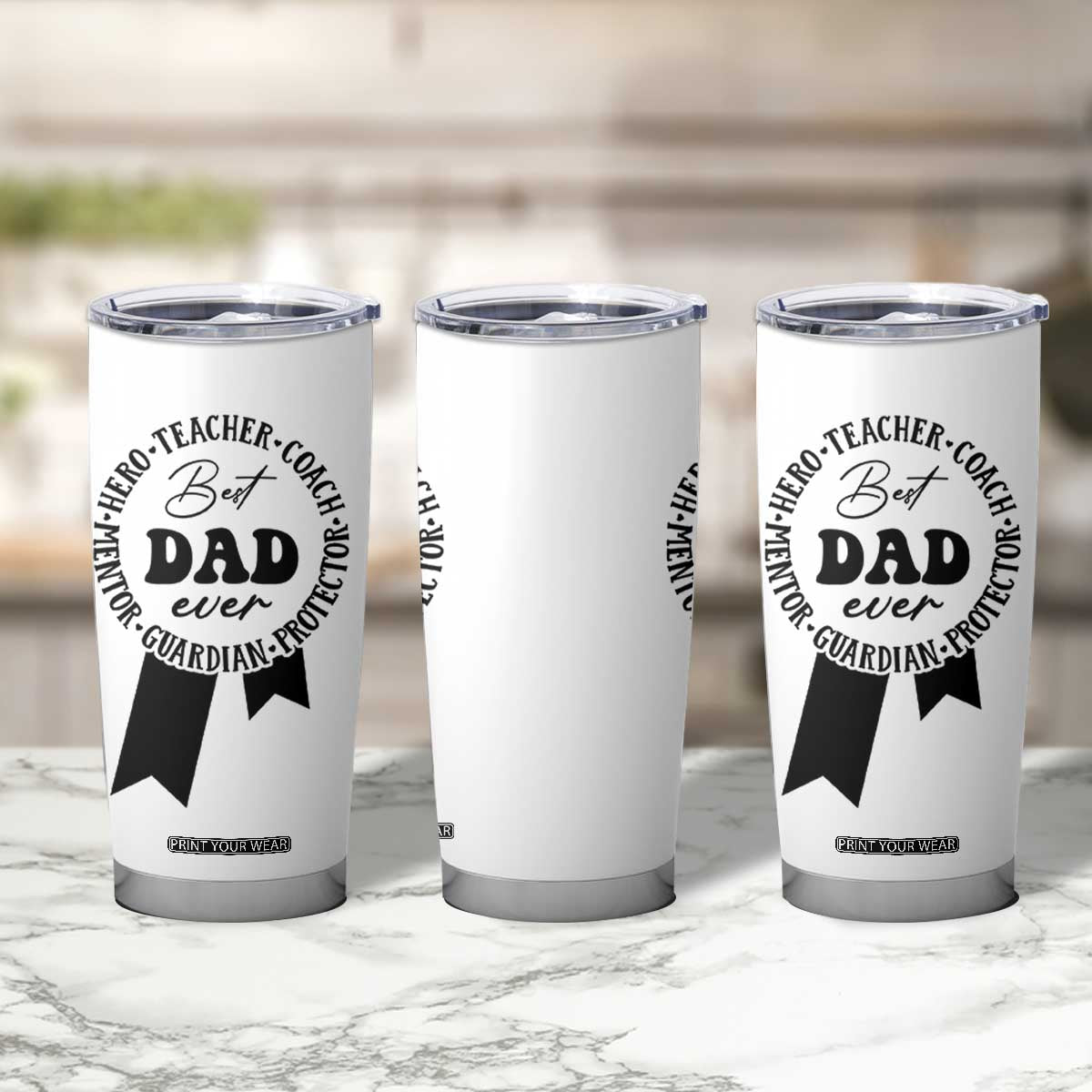 Best Dad Tumbler Cup Gifts for Dad from Daughter Son Kids Present for Fathers Day TB10 Print Your Wear