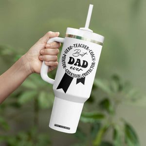 Best Dad Tumbler With Handle Gifts for Dad from Daughter Son Kids Present for Fathers Day TB10 Print Your Wear