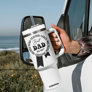 Best Dad Tumbler With Handle Gifts for Dad from Daughter Son Kids Present for Fathers Day TB10 Print Your Wear