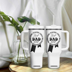 Best Dad Tumbler With Handle Gifts for Dad from Daughter Son Kids Present for Fathers Day TB10 Print Your Wear