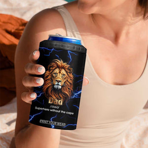 Funny Father's Day Gift For Dad 4 in 1 Can Cooler Tumbler Superhero Superdad Fathers Day Gifts for Dad from Daughter Son TB10 Print Your Wear