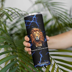 Funny Father's Day Gift For Dad Skinny Tumbler Superhero Superdad Fathers Day Gifts for Dad from Daughter Son TB10 Print Your Wear