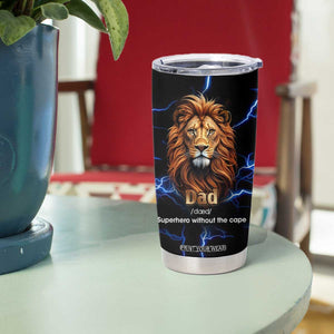 Funny Father's Day Gift For Dad Tumbler Cup Superhero Superdad Fathers Day Gifts for Dad from Daughter Son TB10 Print Your Wear
