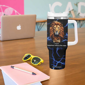 Funny Father's Day Gift For Dad Tumbler With Handle Superhero Superdad Fathers Day Gifts for Dad from Daughter Son TB10 Print Your Wear