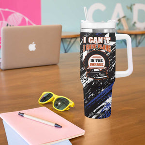 Funny Car Mechanic Tumbler With Handle I Cant I Have Plans In The Garage Father Day TB10 Print Your Wear