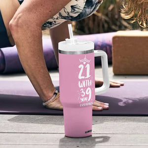 60th Birthday Gifts For Women Tumbler With Handle 21 With 39 Years Experience Funny 60 Year Olds TB10 Print Your Wear