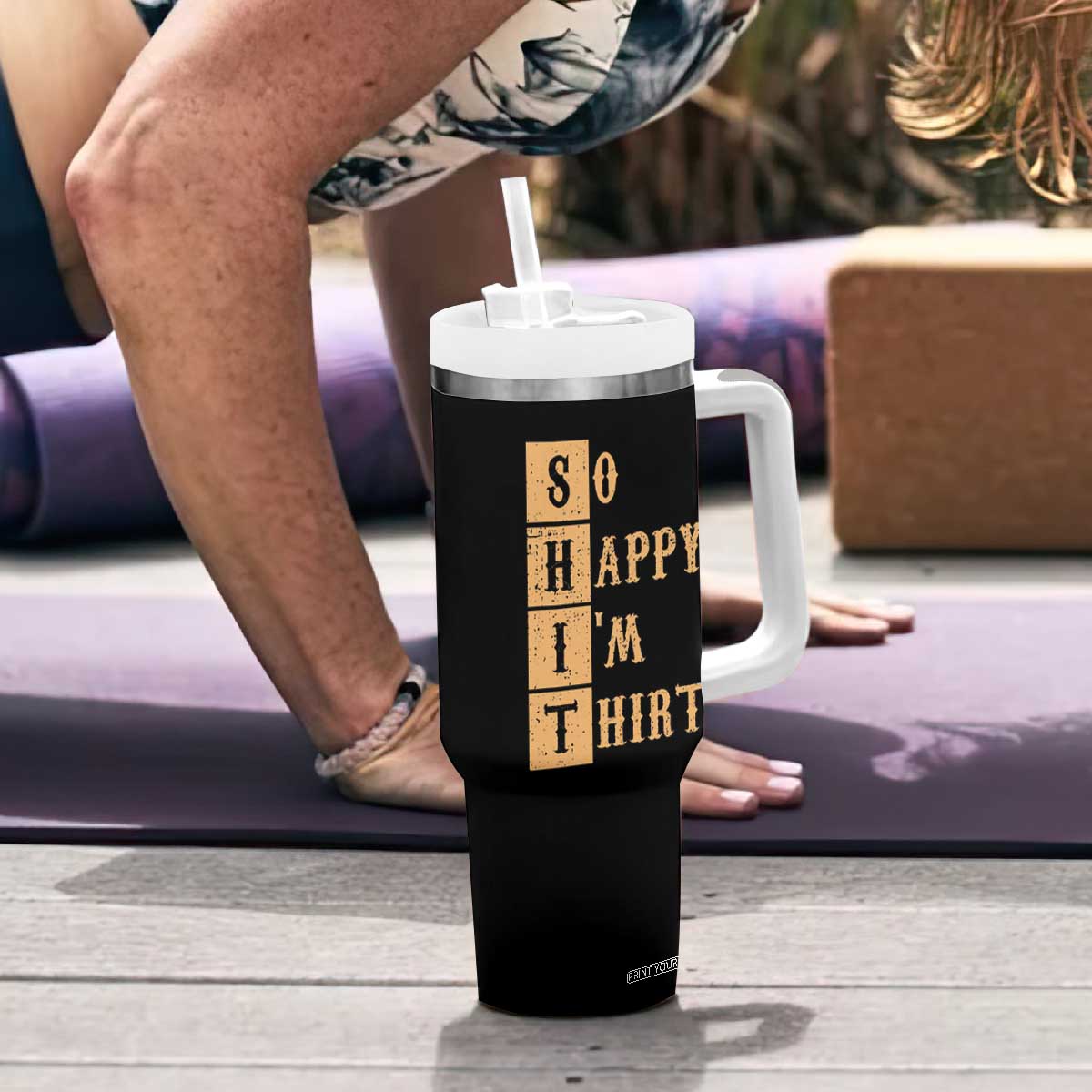 Funny 30th Birthday Gifts Tumbler With Handle So Happy Im Thirty 1996 30 Year Olds TB10 Print Your Wear