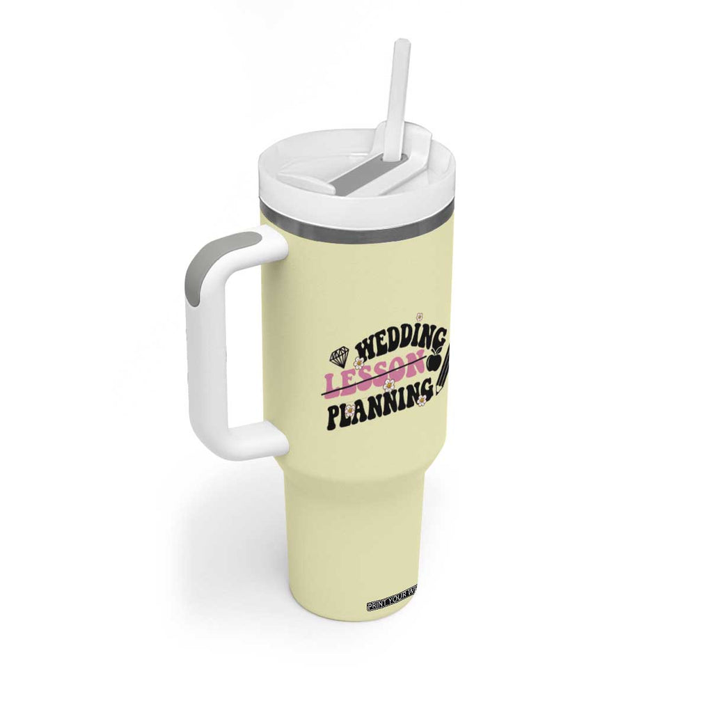 Teacher Wedding Gift Tumbler With Handle Lesson Planning Engaged Gifts for Her TB10 Print Your Wear