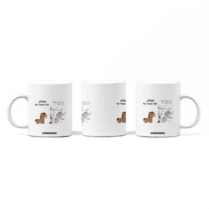 40th Birthday Coffee Mug Funny Dancing Unicorn 1986 Other 40 Year Olds TB10 Print Your Wear