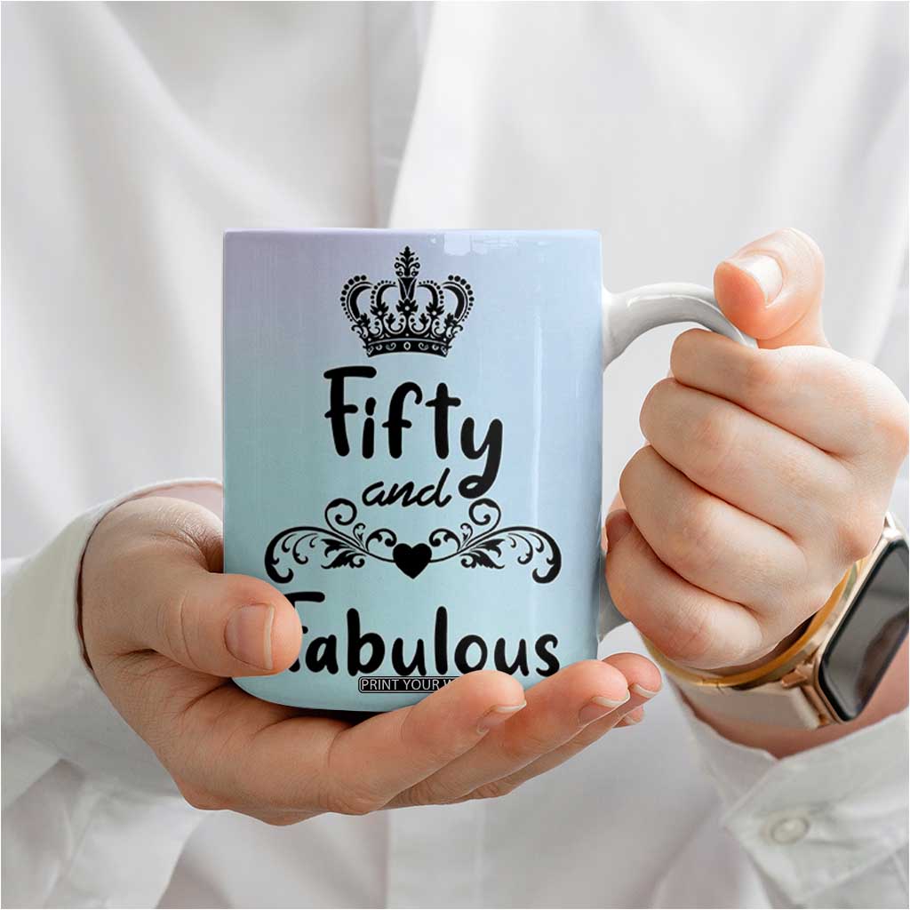 50th Birthday Gifts For Women Coffee Mug 1976 Turning 50 Year Old Gift For Her Mom Wife Friends TB10 Print Your Wear