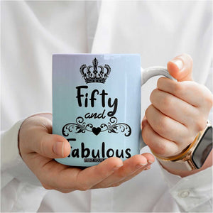 50th Birthday Gifts For Women Coffee Mug 1976 Turning 50 Year Old Gift For Her Mom Wife Friends TB10 Print Your Wear