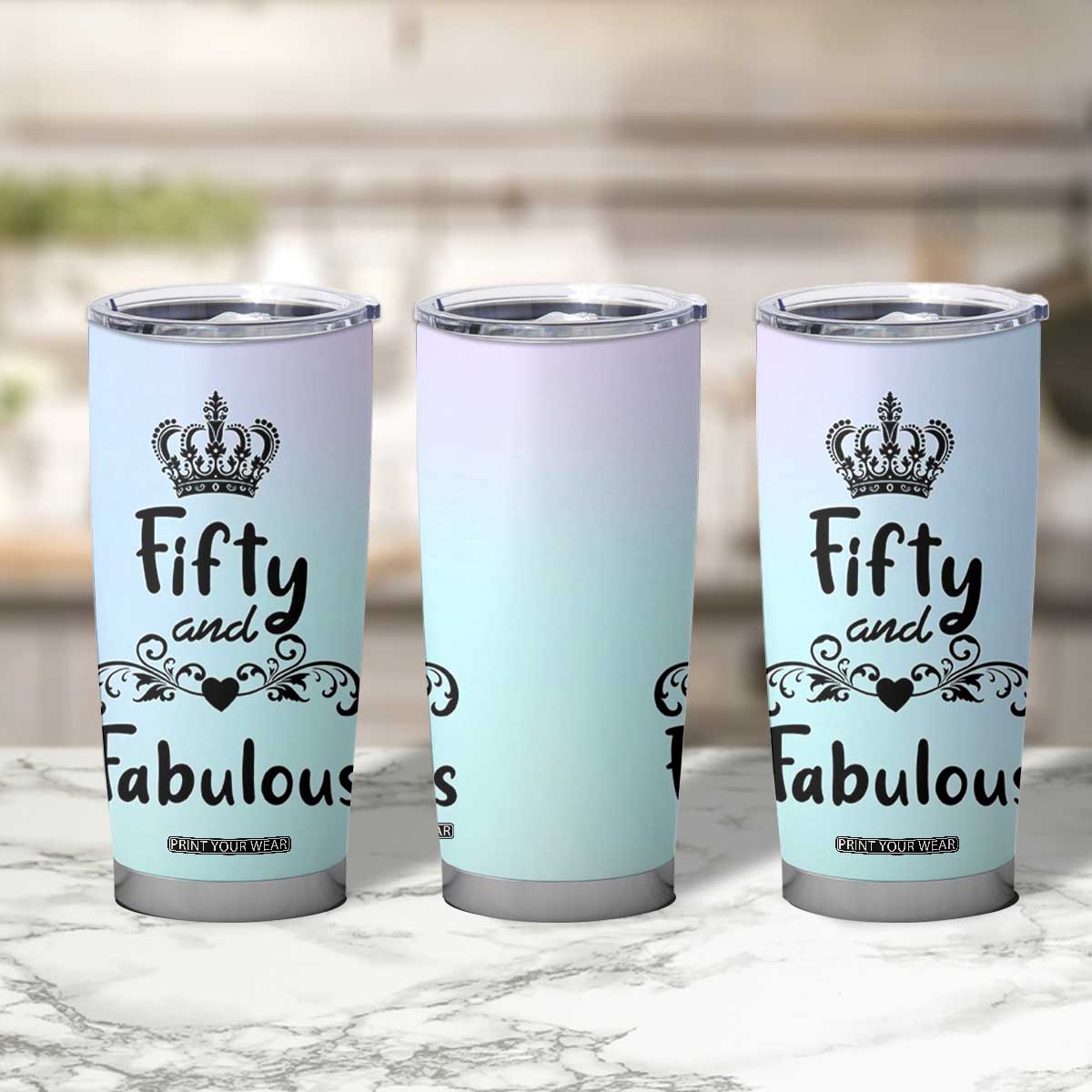50th Birthday Gifts For Women Tumbler Cup 1976 Turning 50 Year Old Gift For Her Mom Wife Friends TB10 Print Your Wear