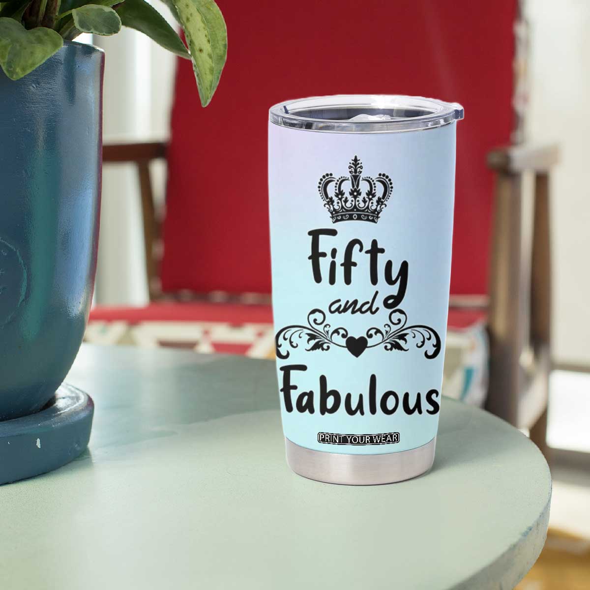 50th Birthday Gifts For Women Tumbler Cup 1976 Turning 50 Year Old Gift For Her Mom Wife Friends TB10 Print Your Wear