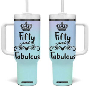 50th Birthday Gifts For Women Tumbler With Handle 1976 Turning 50 Year Old Gift For Her Mom Wife Friends TB10 One Size: 40 oz Opaline Print Your Wear