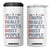 Trump 2024 4 in 1 Can Cooler Tumbler Truth Really Upsets Most People Vintage Distressed TB10 One Size: 16 oz White Print Your Wear