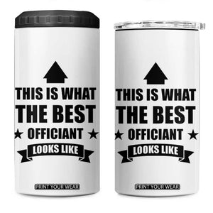 Wedding Officiant 4 in 1 Can Cooler Tumbler Funny Wedding Registry Best Officiants Ever Gift From Couple TB10 One Size: 16 oz White Print Your Wear