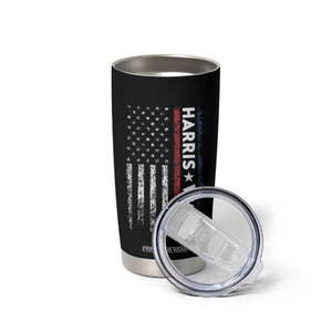 Kamala Harris Tim Walz 2024 Election Tumbler Cup Veterans For Harris Walz Grandpa Dad Gifts American Flag TB10 Print Your Wear