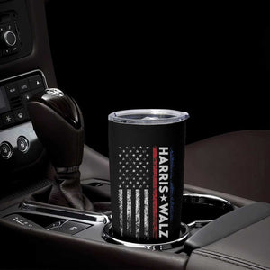 Kamala Harris Tim Walz 2024 Election Tumbler Cup Veterans For Harris Walz Grandpa Dad Gifts American Flag TB10 Print Your Wear
