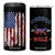 Kamala Harris Tim Walz 2024 Election 4 in 1 Can Cooler Tumbler Cat Ladies Vote for Kamala President American Flag TB10 One Size: 16 oz Black Print Your Wear