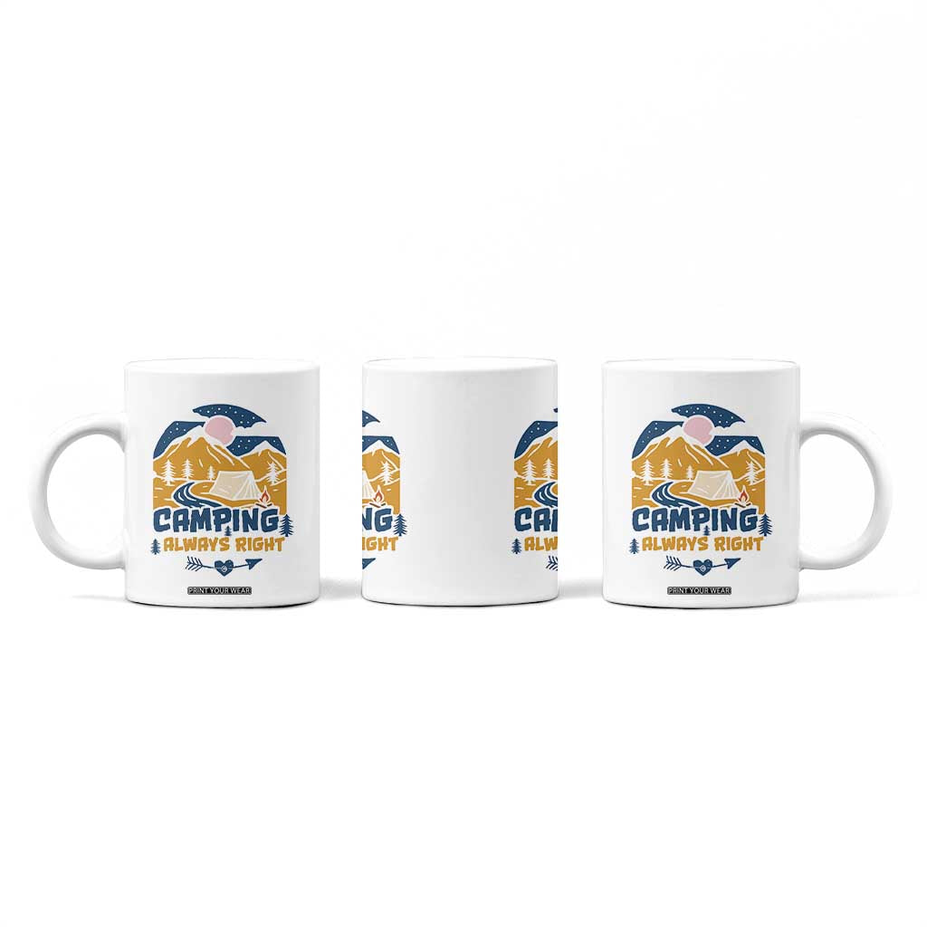 Camping Gifts Coffee Mug Outdoor Camping Mountain Nature Hiking Camp Lover Gift TB10 Print Your Wear