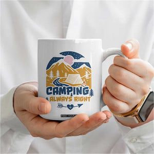 Camping Gifts Coffee Mug Outdoor Camping Mountain Nature Hiking Camp Lover Gift TB10 Print Your Wear