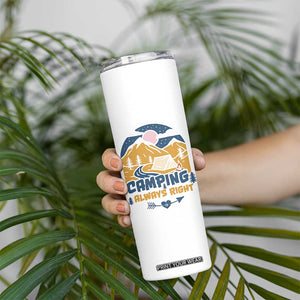 Camping Gifts Skinny Tumbler Outdoor Camping Mountain Nature Hiking Camp Lover Gift TB10 Print Your Wear