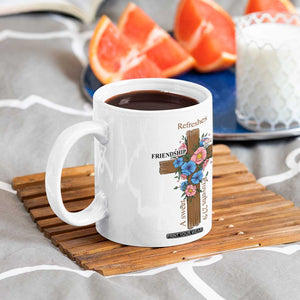 Friendship Gifts for Women Coffee Mug A Sweet Friendship Refreshes The Soul Christian Gift TB10 Print Your Wear