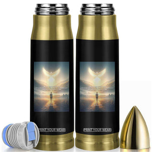 Christian Gifts Bullet Tumbler I Am The Light of The World Bible Verse John 8:12 TB10 Black Print Your Wear