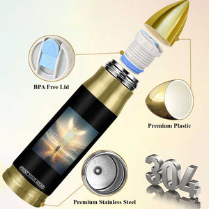 Christian Gifts Bullet Tumbler I Am The Light of The World Bible Verse John 8:12 TB10 Print Your Wear