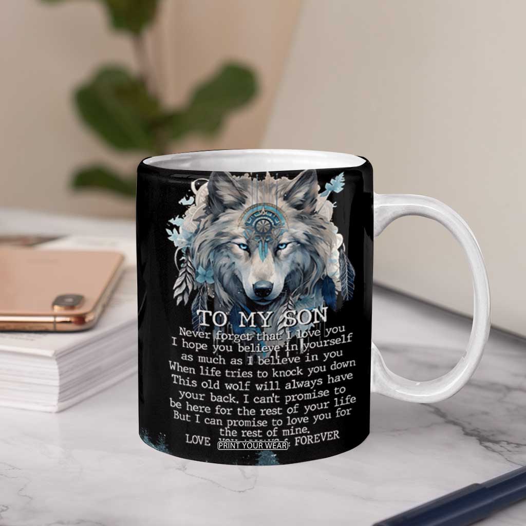 To My Son I Love You Coffee Mug Graduation Christmas Birthday Gifts For Grown Son From Mom Dad TB10 Print Your Wear
