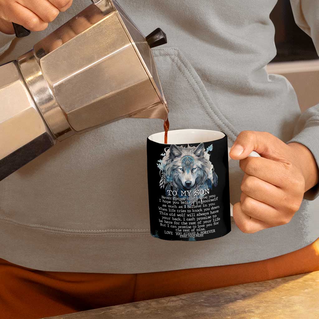 To My Son I Love You Coffee Mug Graduation Christmas Birthday Gifts For Grown Son From Mom Dad TB10 Print Your Wear