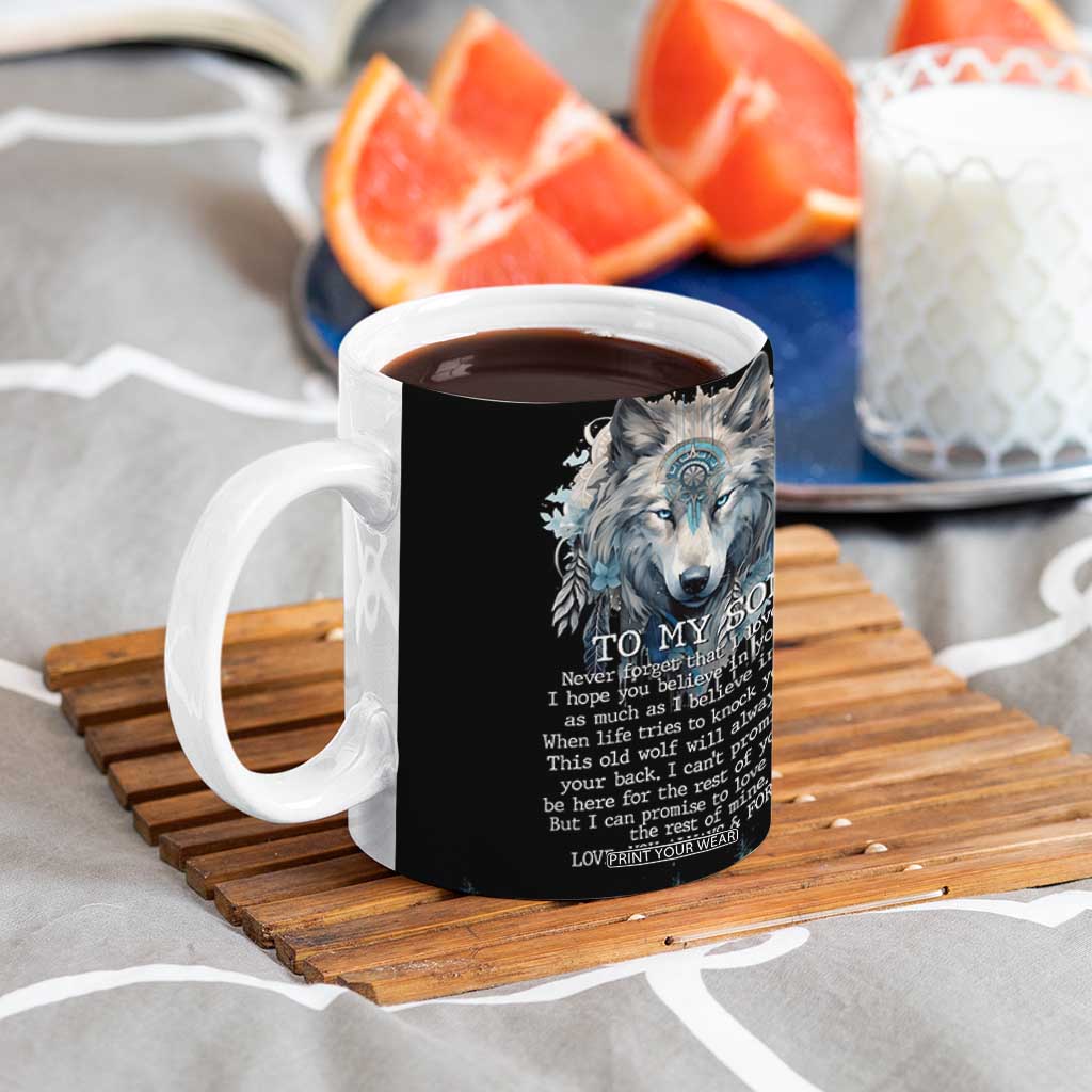 To My Son I Love You Coffee Mug Graduation Christmas Birthday Gifts For Grown Son From Mom Dad TB10 Print Your Wear