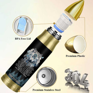 To My Son I Love You Bullet Tumbler Graduation Christmas Birthday Gifts For Grown Son From Mom Dad TB10 Print Your Wear