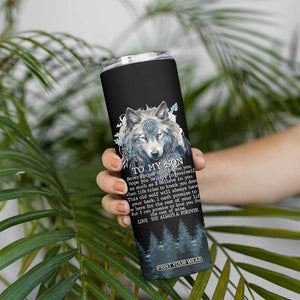 To My Son I Love You Skinny Tumbler Graduation Christmas Birthday Gifts For Grown Son From Mom Dad TB10 Print Your Wear