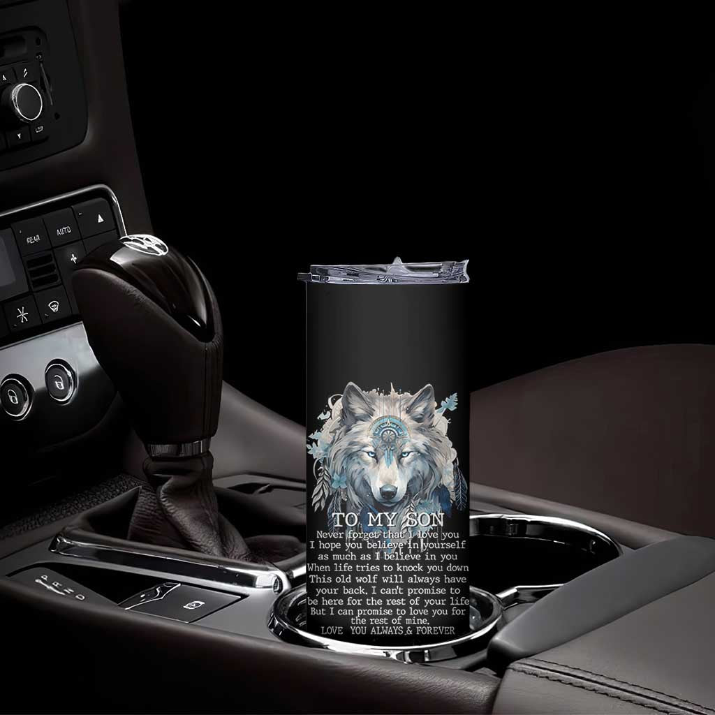 To My Son I Love You Skinny Tumbler Graduation Christmas Birthday Gifts For Grown Son From Mom Dad TB10 Print Your Wear