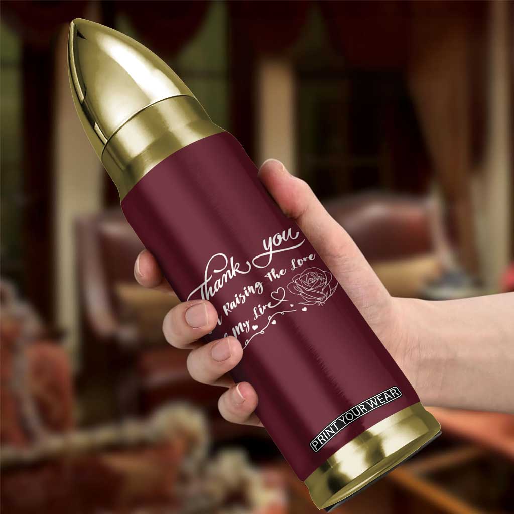 Mother-In-Law Gifts Bullet Tumbler Thank You For Rasing The Man Of My Life TB10 Print Your Wear