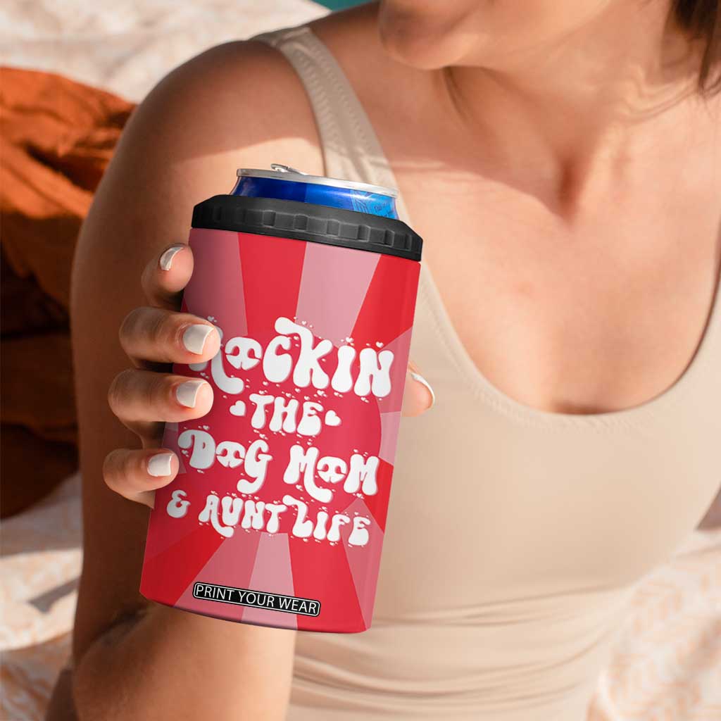 Aunt Gifts 4 in 1 Can Cooler Tumbler Dog Mom Auntie Gifts From Niece Nephew TB10 Print Your Wear