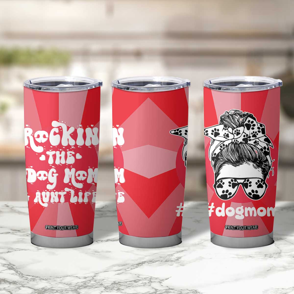 Aunt Gifts Tumbler Cup Dog Mom Auntie Gifts From Niece Nephew TB10 Print Your Wear