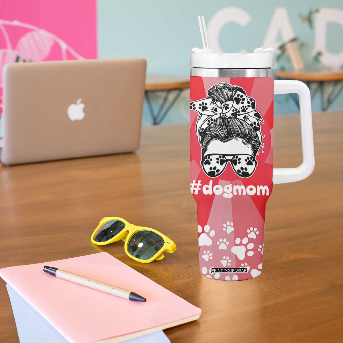 Aunt Gifts Tumbler With Handle Dog Mom Auntie Gifts From Niece Nephew TB10 Print Your Wear