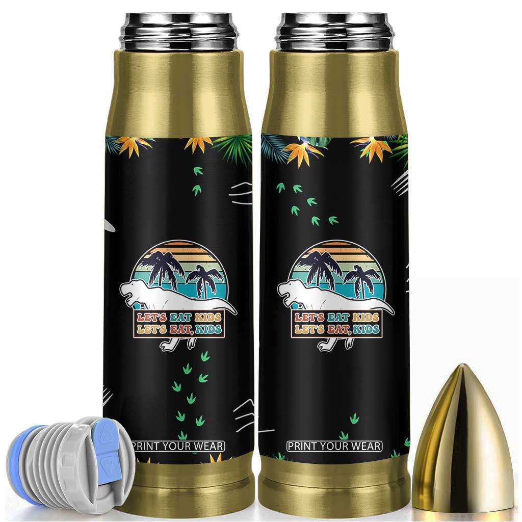 Grammar English Teacher Bullet Tumbler Funny Dinosaurs Punctuation Saves Lives Lets Eat Kids TB10 Black Print Your Wear