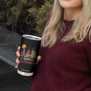 Happy Hallothanksmas Gnomes Fall Tumbler Cup Cute Gnome Fall Gift For Thanksgiving Halloween Christmas TB10 Print Your Wear