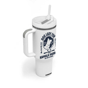 Childless Dog Lady Kamala Tumbler With Handle Harris For The People President 2024 Feminist Womens Power TB10 Print Your Wear