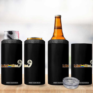 Peace LGBT Kamala Harris Tim Walz 2024 4 in 1 Can Cooler Tumbler Comma La 'Kamala' Childless Cat Ladies Fun Gift TB10 Print Your Wear