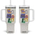 Funny Kamala Harris 2024 Tumbler With Handle 47 th President USA America 2024 Election TB10 One Size: 40 oz Cream Print Your Wear