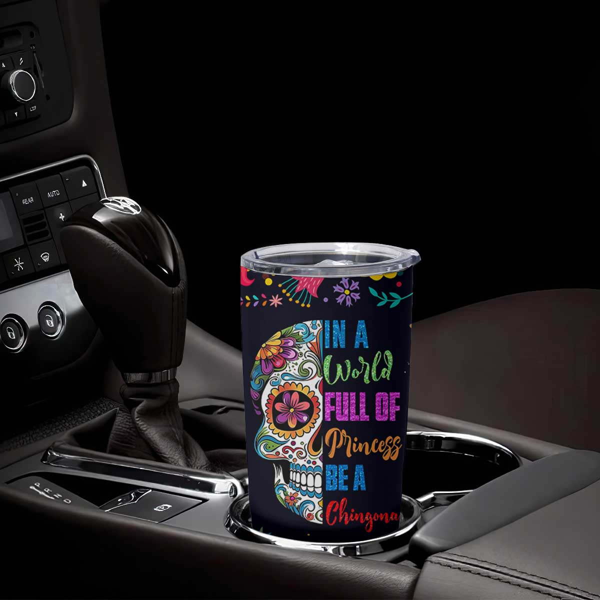 Personalized Chingona Tumbler Cup - Custom Name Latina Mexican Girl Be A Chingona TB10 Print Your Wear