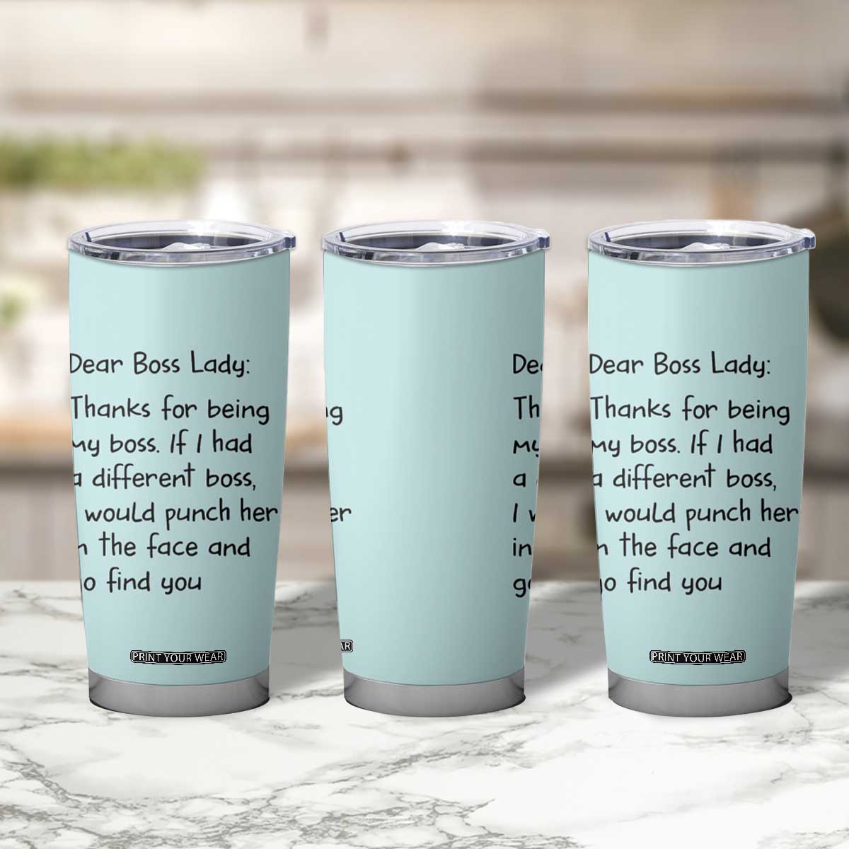 Funny Boss Gifts for Women Tumbler Cup Bosses Day Funny Boss Lady Gift Ideas TB10 Print Your Wear