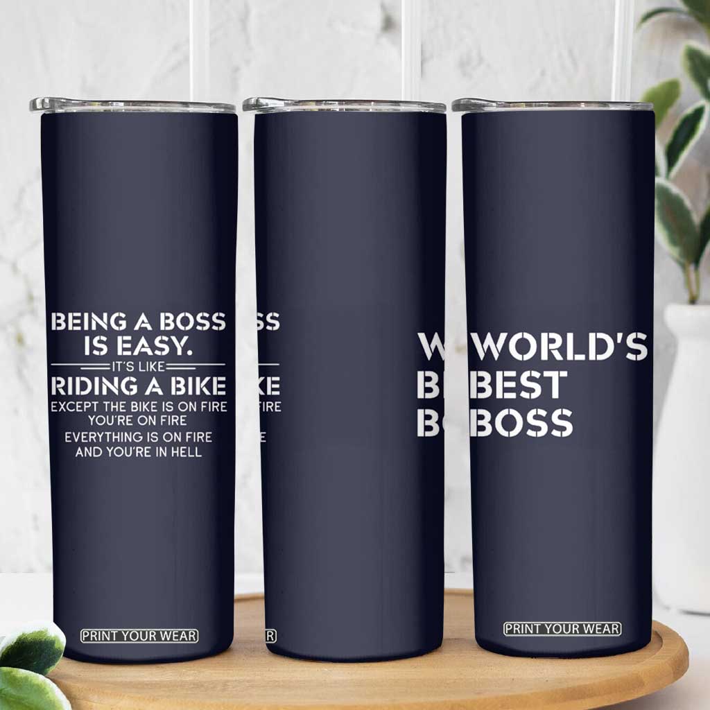 Funny Boss Gifts Skinny Tumbler Birthday Christmas Gift from Employees TB10 Print Your Wear